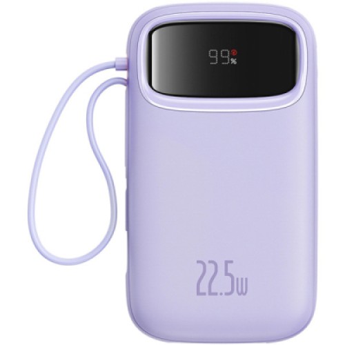 Батарея универсальная Baseus Qpow2 20000mAh 22.5W PD, QC/3.0, Purple (P10055002513-00)