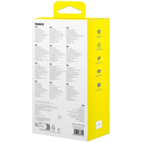Батарея универсальная Baseus Qpow2 20000mAh 22.5W PD, QC/3.0, Black (P10055002113-00)