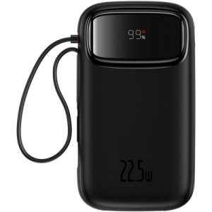 Батарея универсальная Baseus Qpow2 20000mAh 22.5W PD, QC/3.0, Black (P10055002113-00)