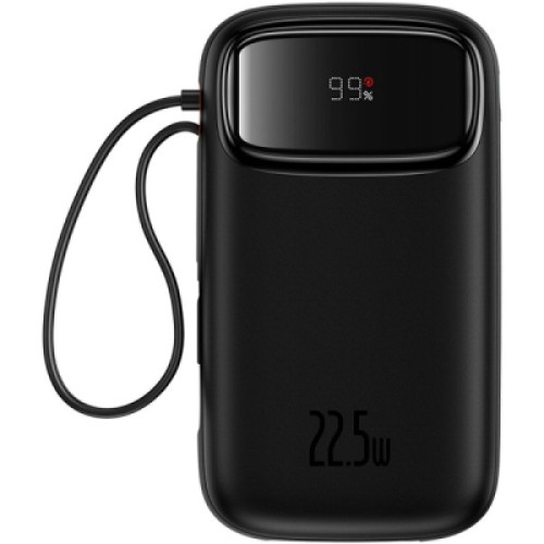 Батарея универсальная Baseus Qpow2 20000mAh 22.5W PD, QC/3.0, Black (P10055002113-00)