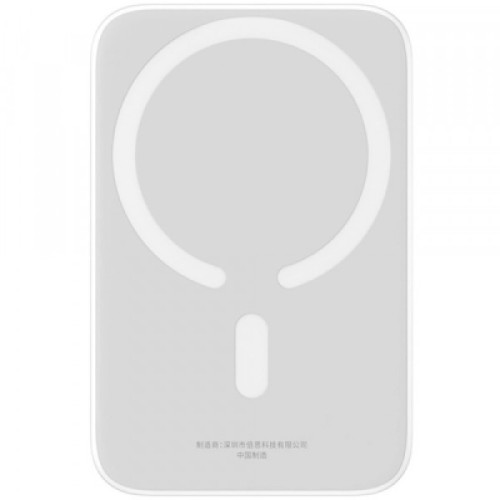 Батарея универсальная Baseus Magnetic Wireless Mini Air 6000mAh 20W PD, QC, Qi-15W, White (6932172641429)