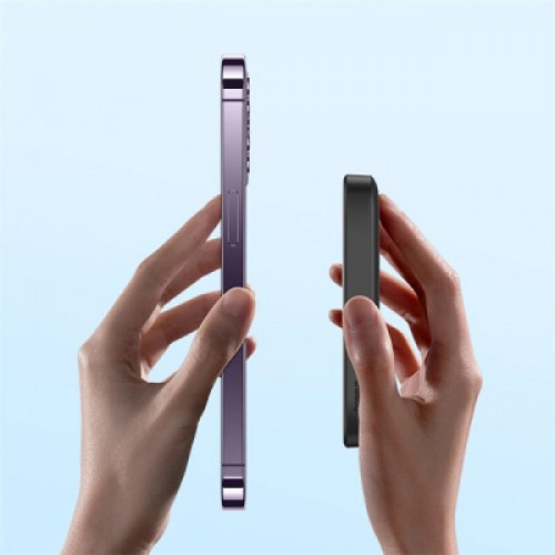 Батарея универсальная Baseus Magnetic Wireless Mini Air 6000mAh 20W PD, QC, Qi-15W, Black (P10059002113-00)