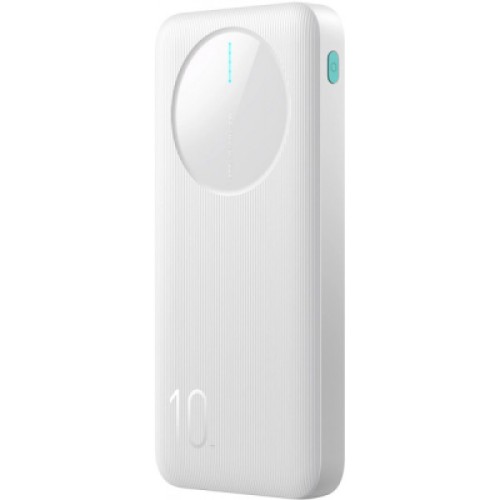 Батарея универсальная JOYROOM 10000mAh 12W QC, 2xUSB-A, USB-C In/Out White (JR-PBF12)