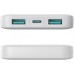 Батарея универсальная JOYROOM 10000mAh 12W QC, 2xUSB-A, USB-C In/Out White (JR-PBF12)
