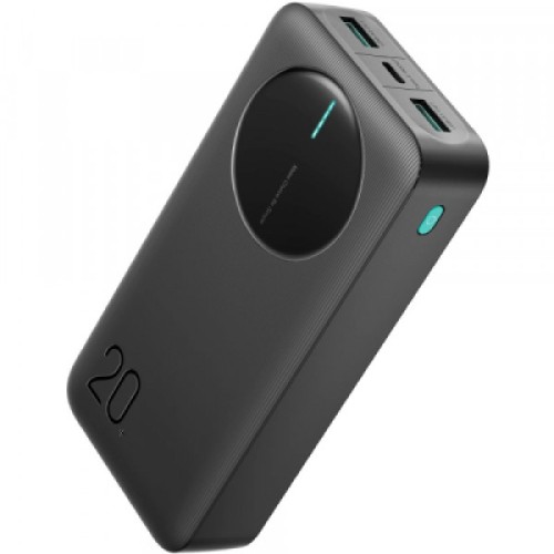 Батарея универсальная JOYROOM 20000mAh 12W 2xUSB-A, USB-C In/Out Black (JR-PBF14)