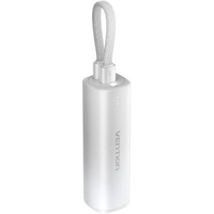 Батарея универсальная VENTION 5000mAh 20W PD, USB-C In/Out, Lightning In/Out, with cable, Gradient Gray (FHWM0)