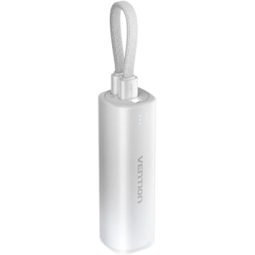 Батарея универсальная VENTION 5000mAh 20W PD, USB-C In/Out, Lightning In/Out, with cable, Gradient Gray (FHWM0)