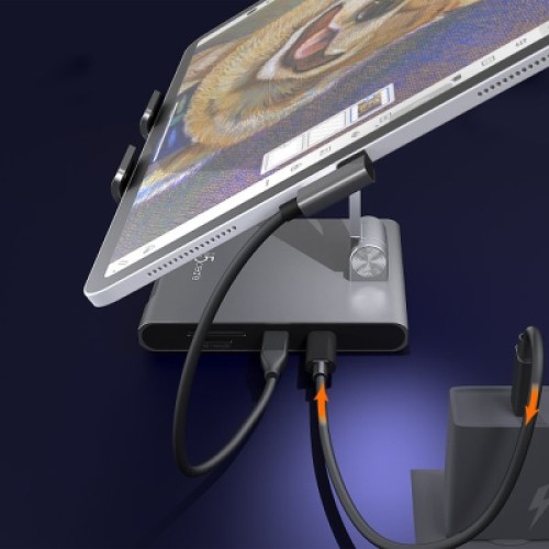 Порт-репликатор J5create Dock-Station Ipad USB-C 8-in-1 (HDMI/PD/картридер/USB-A/USB-C/Audio) (JTS224-N) Порт-репликатор J5create Dock-Station Ipad USB-C 8-in-1 (HDMI/PD/картридер/USB-A/USB-C/Audio) (JTS224-N)