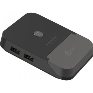 Порт-реплікатор J5create Dock-Station Nintendo Switch (HDMI/PD/USB-A/USB-C/LAN) (JCD620-N)