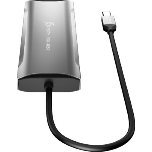 Порт-репликатор J5create Dock-Station USB-C 10Gbps, 7-in-1 (хаб/HDMI/PD/картридер) (JCD393-N) Порт-репликатор J5create Dock-Station USB-C 10Gbps, 7-in-1 (хаб/HDMI/PD/картридер) (JCD393-N)