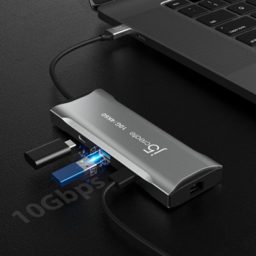 Порт-репликатор J5create Dock-Station USB-C 10Gbps, 7-in-1 (хаб/HDMI/PD/картридер) (JCD393-N) Порт-репликатор J5create Dock-Station USB-C 10Gbps, 7-in-1 (хаб/HDMI/PD/картридер) (JCD393-N)