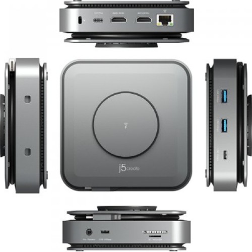 Порт-репликатор J5create Dock-Station USB-C 10-in-1 (HDMI/PD/USB-A/USB-C/LAN) (JCD3199-N) Порт-репликатор J5create Dock-Station USB-C 10-in-1 (HDMI/PD/USB-A/USB-C/LAN) (JCD3199-N)
