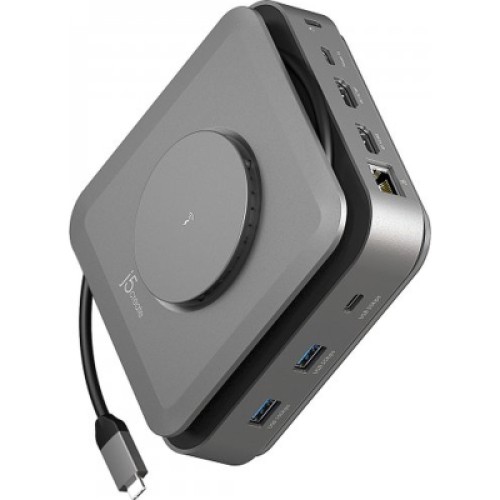 Порт-репликатор J5create Dock-Station USB-C 10-in-1 (HDMI/PD/USB-A/USB-C/LAN) (JCD3199-N) Порт-репликатор J5create Dock-Station USB-C 10-in-1 (HDMI/PD/USB-A/USB-C/LAN) (JCD3199-N)