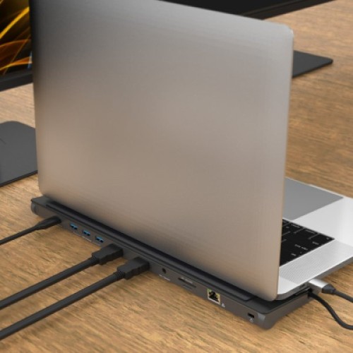 Порт-репликатор J5create Dock-Station USB-C 10-in-1 (HDMI/PD/USB-A/USB-C/LAN/картридер/audio) (JCD542-N) Порт-репликатор J5create Dock-Station USB-C 10-in-1 (HDMI/PD/USB-A/USB-C/LAN/картридер/audio) (JCD542-N)