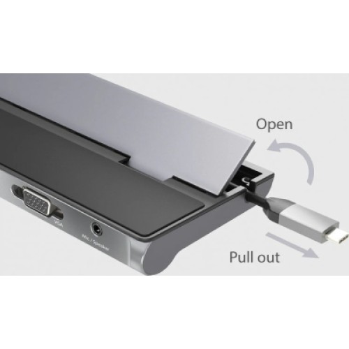 Порт-репликатор J5create Dock-Station USB-C 10-in-1 (HDMI/PD/USB-A/USB-C/LAN/картридер/audio) (JCD543P-EN) Порт-репликатор J5create Dock-Station USB-C 10-in-1 (HDMI/PD/USB-A/USB-C/LAN/картридер/audio) (JCD543P-EN)