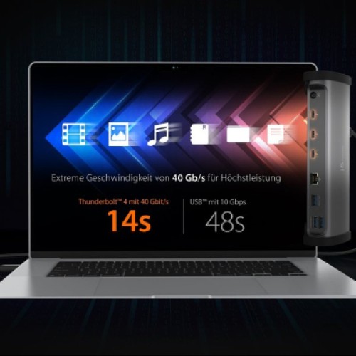 Порт-репликатор J5create Dock-Station USB-C 11-in-1 (Thunderbolt/PD/картридер/USB-A/USB-C) (JTD562-EN) Порт-репликатор J5create Dock-Station USB-C 11-in-1 (Thunderbolt/PD/картридер/USB-A/USB-C) (JTD562-EN)