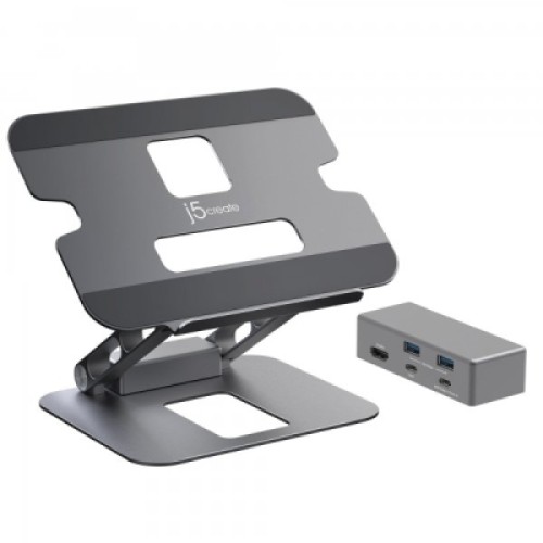 Порт-репликатор J5create Dock-Station USB-C 6-in-1 (HDMI/PD/USB-A/USB-C) (JTS327-N) Порт-репликатор J5create Dock-Station USB-C 6-in-1 (HDMI/PD/USB-A/USB-C) (JTS327-N)