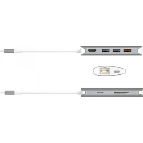 Порт-репликатор J5create Dock-Station USB-C 9-in-1 (хаб/HDMI/PD/картридер) (JCD383-N) Порт-репликатор J5create Dock-Station USB-C 9-in-1 (хаб/HDMI/PD/картридер) (JCD383-N)
