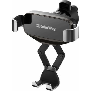 Універсальний автотримач ColorWay Gravity Mechanical Car Mount Black (CW-CHG18-BK)