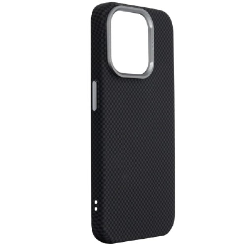 Чехол для мобильного телефона Armorstandart LikeCarbon2 MagCase Apple iPhone 15 Pro Kevlar Black (ARM88589)
