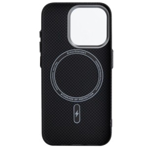 Чехол для мобильного телефона Armorstandart LikeCarbon2 MagCase Apple iPhone 16 Pro Kevlar Black (ARM88381)