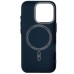 Чехол для мобильного телефона Armorstandart LikeCarbon2 MagCase Apple iPhone 16 Pro Kevlar Dark Blue (ARM88594)