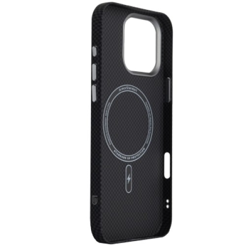 Чехол для мобильного телефона Armorstandart LikeCarbon2 MagCase Apple iPhone 16 Pro Max Kevlar Black (ARM88382)