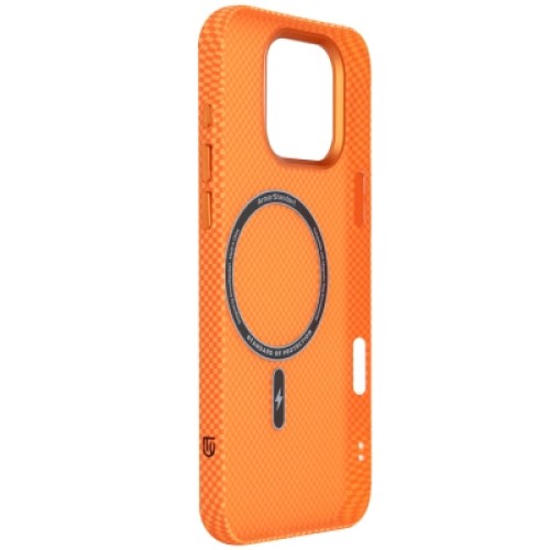 Чехол для мобильного телефона Armorstandart LikeCarbon2 MagCase Apple iPhone 16 Pro Max Kevlar Orange (ARM88595)