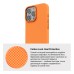 Чехол для мобильного телефона Armorstandart LikeCarbon2 MagCase Apple iPhone 16 Pro Max Kevlar Orange (ARM88595)