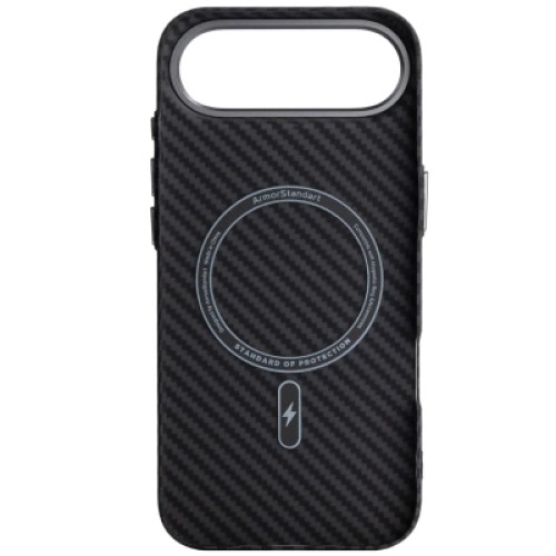 Чехол для мобильного телефона Armorstandart LikeCarbon2 MagCase Apple iPhone 17 Air Carbon Black (ARM86260)