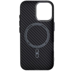 Чехол для мобильного телефона Armorstandart LikeCarbon2 MagCase Apple iPhone 17 Carbon Black (ARM86257)