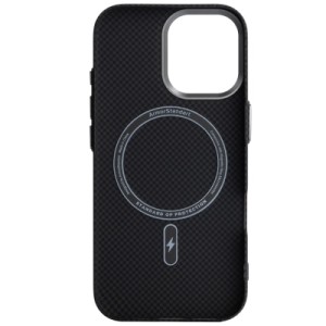 Чехол для мобильного телефона Armorstandart LikeCarbon2 MagCase Apple iPhone 17 Kevlar Black (ARM88379)