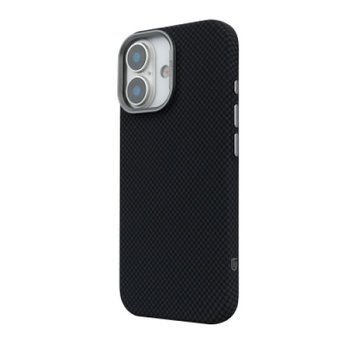 Чехол для мобильного телефона Armorstandart LikeCarbon2 MagCase Apple iPhone 17 Kevlar Black (ARM88379)