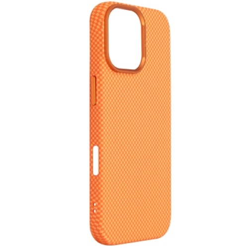 Чехол для мобильного телефона Armorstandart LikeCarbon2 MagCase Apple iPhone 17 Kevlar Orange (ARM88614)