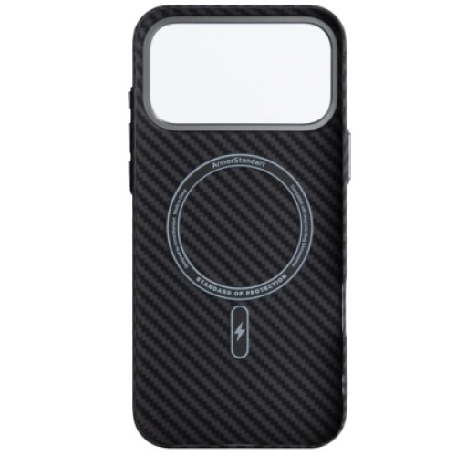 Чехол для мобильного телефона Armorstandart LikeCarbon2 MagCase Apple iPhone 17 Pro Max Carbon Black (ARM86259)