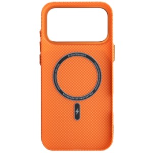 Чехол для мобильного телефона Armorstandart LikeCarbon2 MagCase Apple iPhone 17 Pro Max Kevlar Orange (ARM88555)
