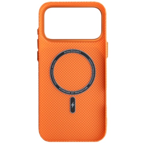 Чехол для мобильного телефона Armorstandart LikeCarbon2 MagCase Apple iPhone 17 Pro Max Kevlar Orange (ARM88555)