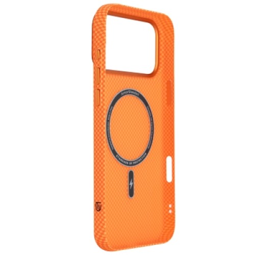 Чехол для мобильного телефона Armorstandart LikeCarbon2 MagCase Apple iPhone 17 Pro Max Kevlar Orange (ARM88555)