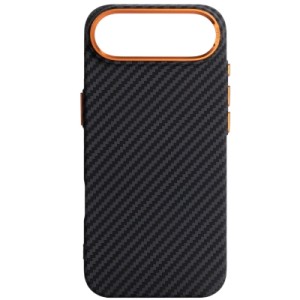 Чехол для мобильного телефона Armorstandart LikeCarbon2 SE MagCase Apple iPhone 17 Air Black Orange (ARM89155)