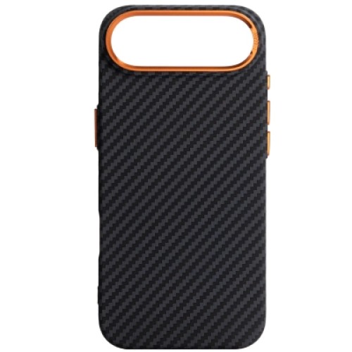 Чехол для мобильного телефона Armorstandart LikeCarbon2 SE MagCase Apple iPhone 17 Air Black Orange (ARM89155)