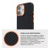Чехол для мобильного телефона Armorstandart LikeCarbon2 SE MagCase Apple iPhone 17 Black Orange (ARM89160)