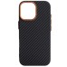 Чехол для мобильного телефона Armorstandart LikeCarbon2 SE MagCase Apple iPhone 17 Black Orange (ARM89160)