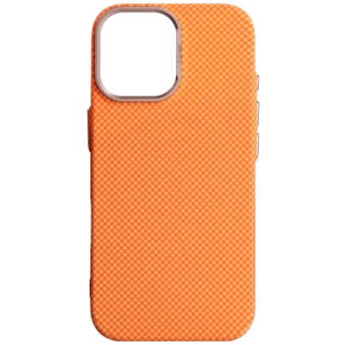Чехол для мобильного телефона Armorstandart LikeCarbon2 SE MagCase Apple iPhone 17 Kevlar Orange Rose Gold (ARM89167)