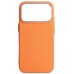 Чехол для мобильного телефона Armorstandart LikeCarbon2 SE MagCase Apple iPhone 17 Pro Kevlar Orange Rose Gold (ARM89168)