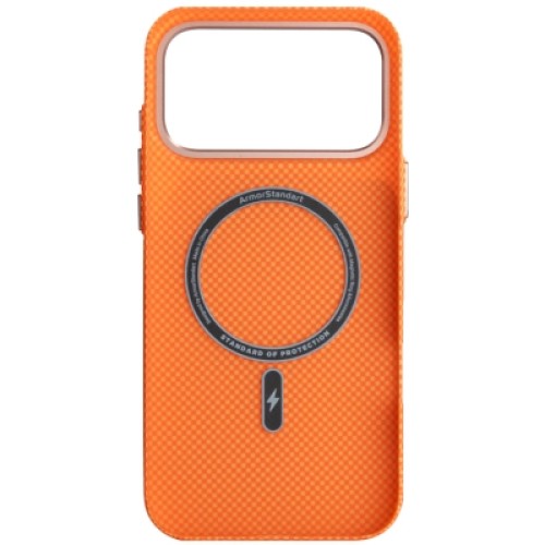 Чехол для мобильного телефона Armorstandart LikeCarbon2 SE MagCase Apple iPhone 17 Pro Max Kevlar Orange Rose Gold (ARM89169)