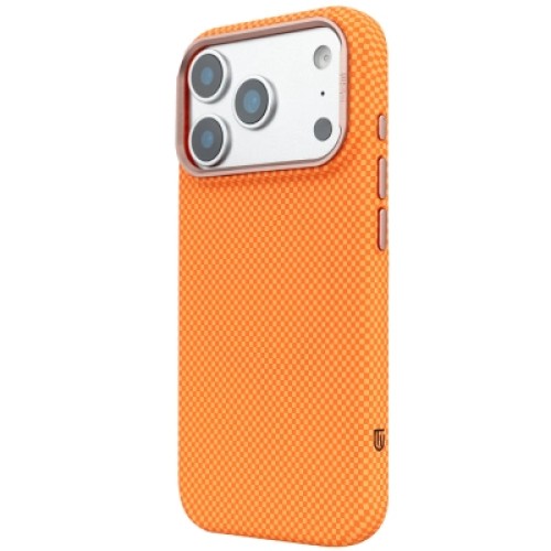Чехол для мобильного телефона Armorstandart LikeCarbon2 SE MagCase Apple iPhone 17 Pro Max Kevlar Orange Rose Gold (ARM89169)