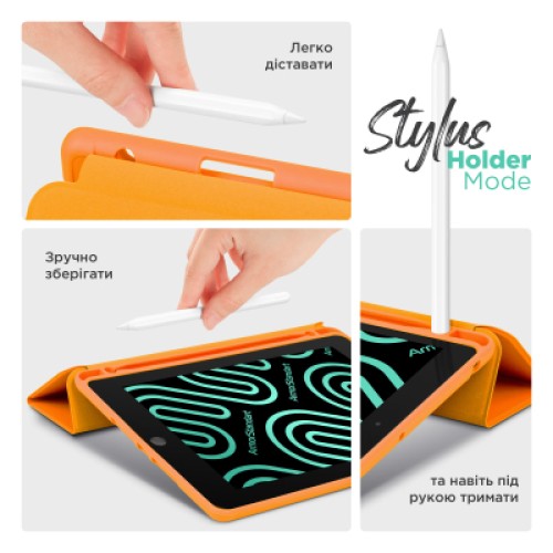 Чехол для планшета Armorstandart Smart Fold Pen iPad 11 2025 (A16) / 10.9 2024 / 2022 Orange (ARM89221)