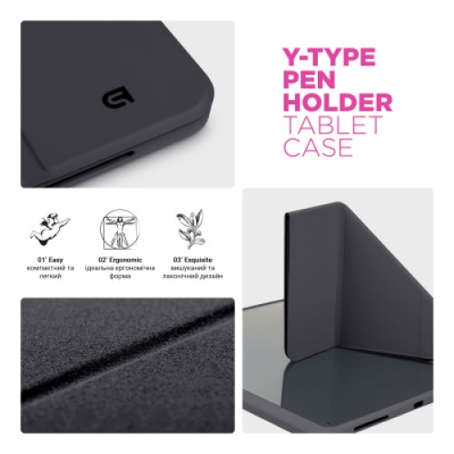 Чехол для планшета Armorstandart Y-Type PEN Xiaomi Redmi Pad 2 Black (ARM87406)