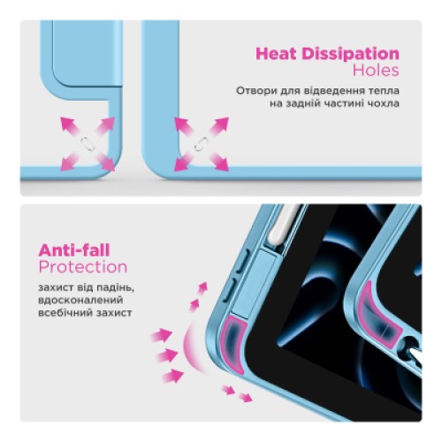 Чехол для планшета Armorstandart Y-Type PEN Xiaomi Redmi Pad 2 Blue (ARM87407)