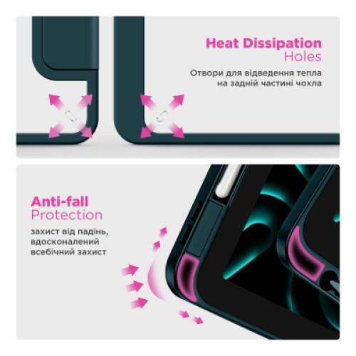 Чехол для планшета Armorstandart Y-Type PEN Xiaomi Redmi Pad 2 Pine Green (ARM87409)